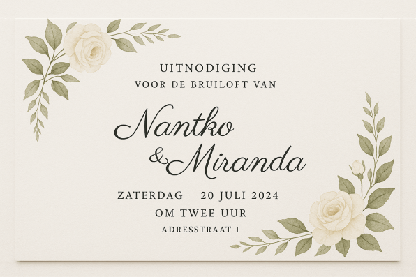 Kaarten en uitnodigingen drukken